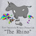 thumbnail image 3 of CafePress - Witness Protection Unicorn/Rhino - Women's Nightshirt, 3 of 4