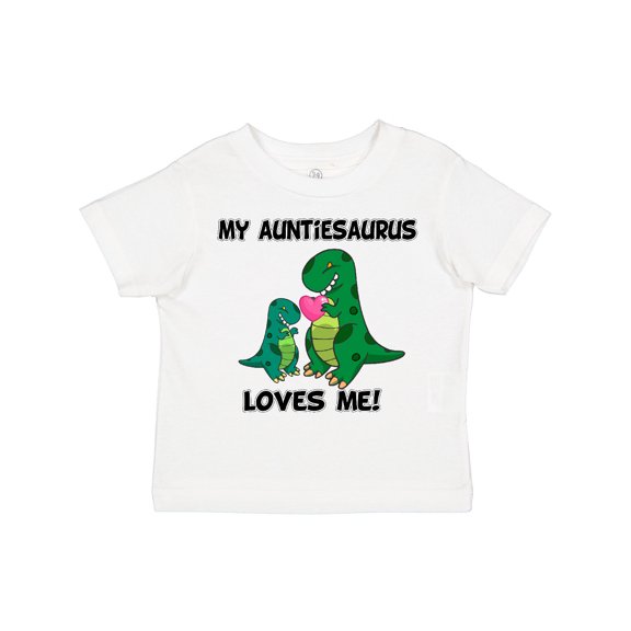 Inktastic My Auntiesaurus Loves Me Boys or Girls Toddler T-Shirt