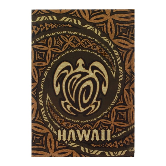 The Islander Group Hawaii Playing Cards Honu Turtle Pareo Tapa