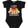 thumbnail image 3 of Inktastic I Love Pancakes with Cute Stack of Pancakes Boys or Girls Baby Bodysuit, 3 of 5