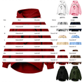 thumbnail image 3 of AURORADY Pet Pouch Hoodie for Women Men Oversized Sweatshirt with Zipper Pocket Cat Dog Carrier Pullover Top, 3 of 9