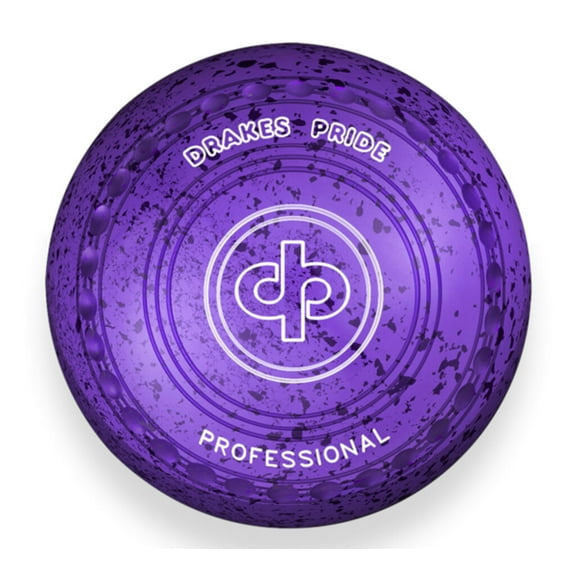 Drakes Pride Professional Bowls - Light Purple / Purple, Gripped, Size 2, Heavy