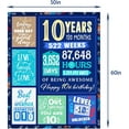 thumbnail image 6 of DALIHUA 10 Year Old Boys Girls Gift Ideas Blanket Gifts for 10 Year Old Boys Boys Gifts Age 1010th Birthday Decorations for Boys 10 Yr Old Boy Birthday Gift Soft Funny Throw Blanket 50"x60", 6 of 7
