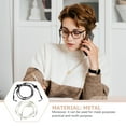 thumbnail image 5 of 2pcs Gafas de perlas largas Cuerdas colgantes Pearl White Pearl Lanyard (Blanco Negro), 5 of 5