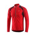 thumbnail image 3 of ARSUXEO - Camiseta de ciclismo para hombre, camiseta de ciclismo de carretera, manga larga, ropa deportiva para montaña, ropa deportiva para ciclismo, media cremallera, secado rápido, 6031, 3 of 5