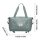 thumbnail image 3 of Maleta Plegable de Gran Capacidad con Ruedas, Bolsa de Viaje Expandible con Separación para Ropa Seca y Húmeda, Bolsa de Tela Portátil para Gimnasio y Vacaciones., 3 of 3