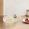 thumbnail image 4 of geerera Outdoor Salad Bento Box with Airtight Lid, Plastic Lunch Box, Fruit Container,Refrigerator Microwave Dishwasher Safe,Reusable, 4 of 6