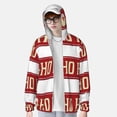 thumbnail image 2 of Kdxio Ho Ho Ho Vintage Rusty Metal Sign Print Women Men Sun Protection UPF 50+ Jackets Zip Up Long Sleeve Hoodie Hiking Lightweight with Pockets, 2 of 7