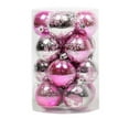 thumbnail image 2 of Christmas Balls Ornaments Set for Xmas Tree -16 PCS 2.36 inch Muti-Styles Shatterproof Hanging Balls Pendants for Christmas Tree Wreath Wedding Holiday Party Decoration, 2 of 6