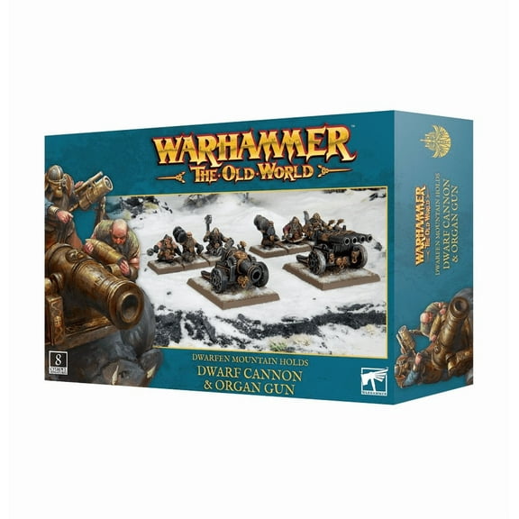 Dwarf Cannon  Organ Gun Dwarfen Warhammer Old World