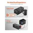thumbnail image 3 of KFFKFF Pure Sine Wave Inverter Charger, 2000 Watt, DC 12V to AC 120V Power Inverter with LCD Display, Remote Control, Solar Inverter for Off-Grid Solar RV Boat Home, 3 of 9