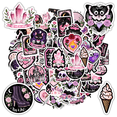 thumbnail image 4 of 35pcs Gothic Stickers Stationery Spooky Stickers Kids Stickers Toy  Stationery Stickers for Guitar Suitcase Luggage, 4 of 9