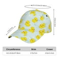 thumbnail image 2 of Fotbe cute rubber duck Gorro Clásico de Béisbol, Gorra Ajustable con Broche Snapback, Gorro de Exterior de Algodón Suave, 2 of 6