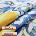thumbnail image 7 of SASTYBALE Lemon Tablecloth, Washable Summer Table Cloth Printed with Lemons Flower Waterproof Spillproof Polyester Table Cover for Dinner Table Holiday Decoration (Rectangle, 60" x 102"), 7 of 7