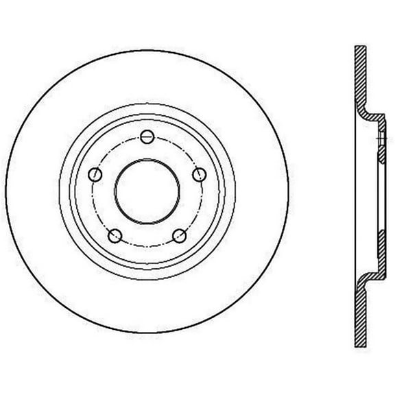 Disc Brake Rotor Fits select: 2012-2019 DODGE GRAND CARAVAN, 2012-2016 CHRYSLER TOWN & COUNTRY