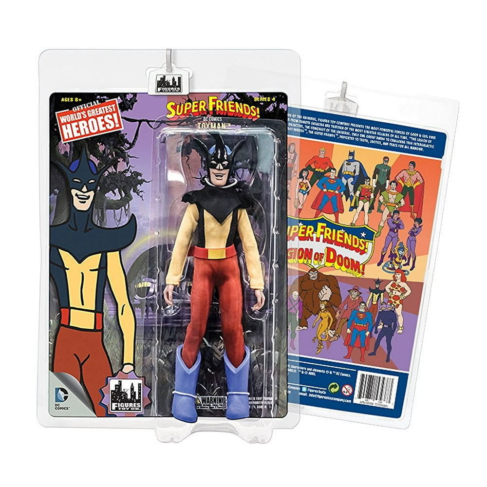 Action Figures DC Superfriends Series 4 Toyman 8" DCSF401 Walmart