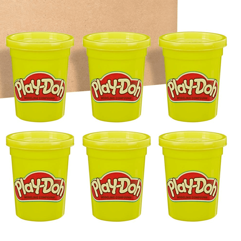 Play-Doh 4er Pack Classic Colors grün,gelb,rot,weiß 