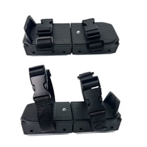 yocbz 1 Pair Toddler Ice Skates- Adjustable Kids Ice Skates- Double Runner Ice Skates with Strap Fastening for Toddlers, Kids, Junior Skater, Black