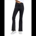 thumbnail image 2 of Leggings de Yoga de Mezclilla Ajustados con Bolsillos y Cintura Alta para Mujer Gris Oscuro XXL, 2 of 8