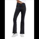 thumbnail image 2 of Leggings de Yoga de Mezclilla Ajustados con Bolsillos y Cintura Alta para Mujer Gris Oscuro S, 2 of 8
