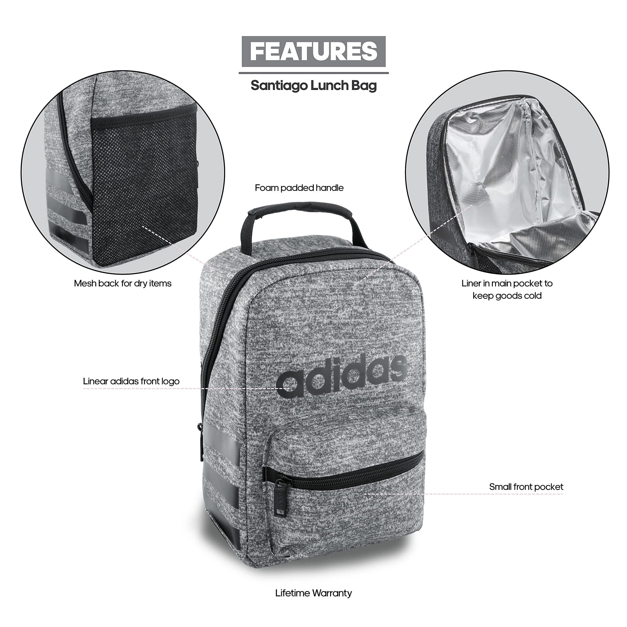 Adidas Santiago Insulated Polyester Lunch Bag