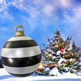 thumbnail image 4 of 60cm Inflatable Christmas Ball with Light Glow Giant Atmosphere Ball Home Garden, 4 of 8