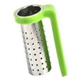 thumbnail image 3 of FOLOYORI 5Pcs Tea Strainer for Loose Leaf Tea with Handle Design in Assorted Colors, 3 of 8