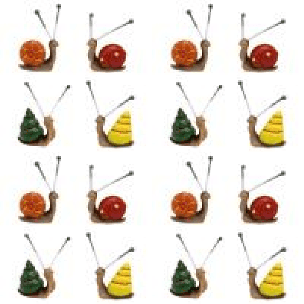 Caracoles Lindos Accesorios De Jardín De Hadas De Resina Figuras De Caracoles En Miniatura 4 Piezas