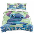 thumbnail image 1 of siniker Bedding Set Kids Quilt Cover 3D Cartoon Bedspread Cover with Pillowcase and Zipper Closure, 1 of 2