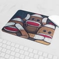 thumbnail image 5 of CafePress - See No Evil Sock Monkeys Mousepad - Non-slip Rubber Mousepad, Gaming Mouse Pad, 5 of 6
