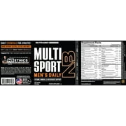 NutraBio MultiSport for Men Multivitamin with 33 Essential Vitamins, Minerals & Micronutrients - 120 Capsules