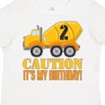 thumbnail image 4 of Inktastic 2nd Birthday Construction Truck, Cement Mixer 2 Years Old Boys or Girls Toddler T-Shirt, 4 of 5