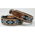 thumbnail image 2 of XSmall 9''- 13'' Dog Puppy Collar Genuine Cow Leather Padded Canine  60146, 2 of 5