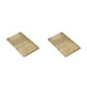 thumbnail image 2 of Inteprter Alfombrilla de baño Chenille - Fuerte absorción de agua Exquisita textura hecha a mano No daña el piso Camel 40cm * 60cm Camello 40 cm * 60 cm 2Conjunto, 2 of 6