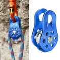 thumbnail image 3 of Small Rope Pulleys, High Strength 20kN Single Pulley for Rock Climbing System with Ball Bearings, Lightweight Durable, 3 of 8