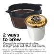 thumbnail image 3 of Proctor Silex Single Serve Coffee Maker, Compatible with Ground Coffee & Pods, Matte Black, 3 of 8