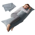 thumbnail image 1 of Almohada corporal ELNIDO QUEEN, suave y larga, con funda de almohada, 1 of 7