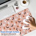 thumbnail image 4 of Long Mouse Pads for Desk,Halloween Ghosts Bats and Pumpkins Desk Mats on Top Of Desks, Desk Mouse Pad Extra Large with 3mm Non-Slip Base and Stitched Edge for Gaming,Office,Work,Home 35.4"x15.7", 4 of 6