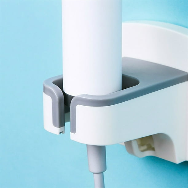 Pegador de Baño, Soporte de Suction Cup, Caja de Toalla, Secador de Pelo, para Baño Pequeño, Resistente, Metal, 2-Tier, para Dormitorio