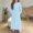 Light Blue, variant on BLTIBY Girls Long Sleeve Dresses Casual Round Neck Solid Shift Everyday Dress with Pockets Purple 5-6 Years