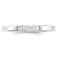 thumbnail image 3 of 14KW 2.5mm Standard Flat Comfort Fit Band Size 6 in 14k White Gold, 3 of 3