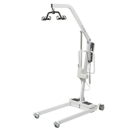 Drive Medical Battery Powered Electric Patient Lift with Rechargeable and Removable Battery, No Wall Mount