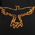 thumbnail image 3 of CafePress - Flaming Crow Women's Long Sleeve Dark T Shirt - Women's Long Sleeve Graphic Tee Casual Fit, 3 of 4