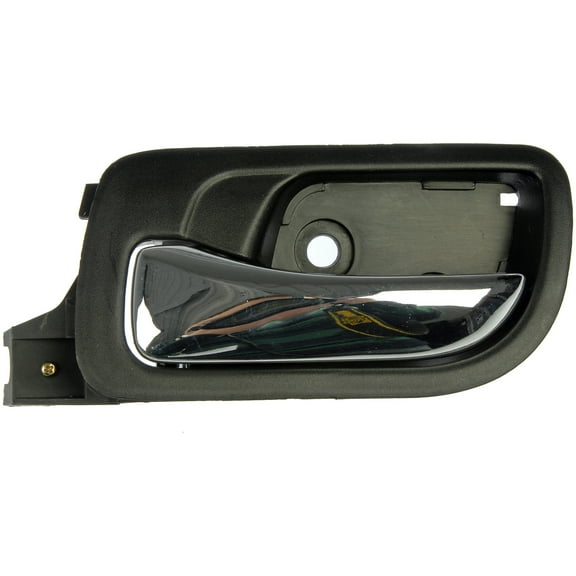Dorman 79544 Rear Driver Side Interior Door Handle for Specific Honda Models, Chrome Lever; Black Housing