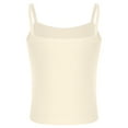 thumbnail image 2 of Zaldita Kids Girls Causal Sleeveless Undershirts Sport Dance Crop Top Yoga Gymnastic Vest Activewear Nude 6-8, 2 of 6