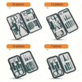 thumbnail image 6 of New Stainless Steel Nail Clipper Set Grooming Tool Set with Portable Case Manicure Art Tool Green Nails Cut (18 pcs), 6 of 7