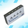 thumbnail image 4 of USB 2.0 Sharing Selector Sharing 4 Sharer Devices Switcher Peripheral Switcher Box without Wire for Scanner Printer Automatic, 4 of 8