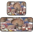 thumbnail image 7 of SKYSONIC Vintage Winery Kitchen Rugs Set of 2, Grape Wine Floor Runner Area Rug Washable Carpet Mat Perfect for Living Room Bedroom Entryway, 7 of 7