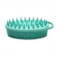 thumbnail image 4 of 2Pcs 5.2x1.6 Inch Silicone Body Scrubber, Gentle Exfoliating Shower Bath Scrubber, Silicone Body Brush, Exfoliating Body Scrubber, Silicone Body Scrubber Loofah, Silicone Bath Brush, 4 of 9