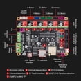 thumbnail image 3 of Printer Motherboard, DC 12-24V ESP32 MCU 3D Printer Control Board Wide Compatibility 8M Flash  for Modification, 3 of 7